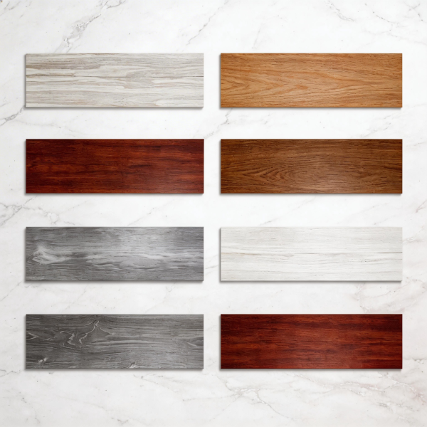 Piso PVC autoadhesivo rectangular tipo madera – precio por unidad