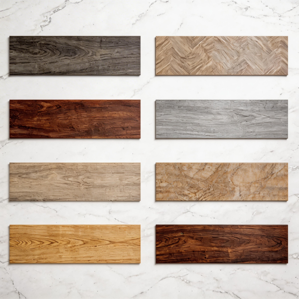 Piso SPC rectangular tipo madera 1220 x 182 mm – precio por unidad