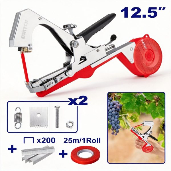 Máquina atadora de plantas de jardín 12.5”