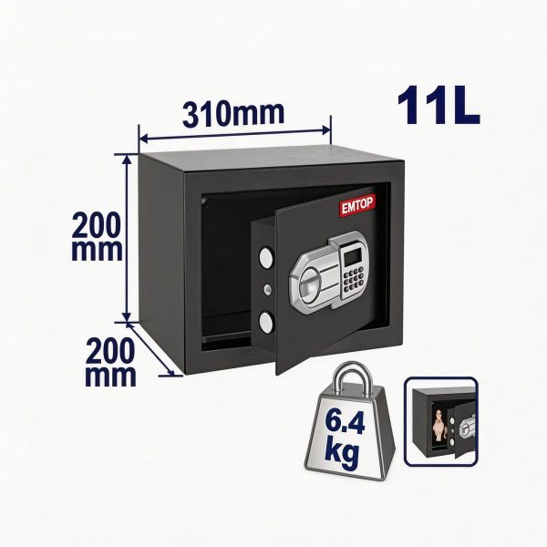 Caja fuerte electrónica EMTOP 11 L