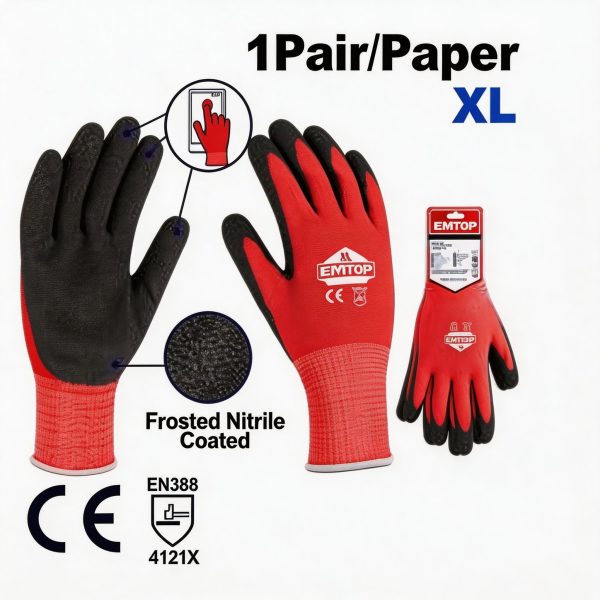 Guantes nitrilo recubrimiento frost talla XL