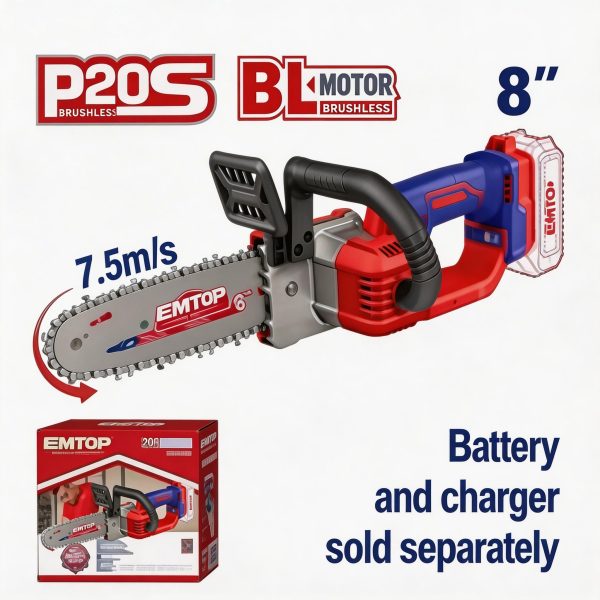 Mini motosierra inalámbrica 8"