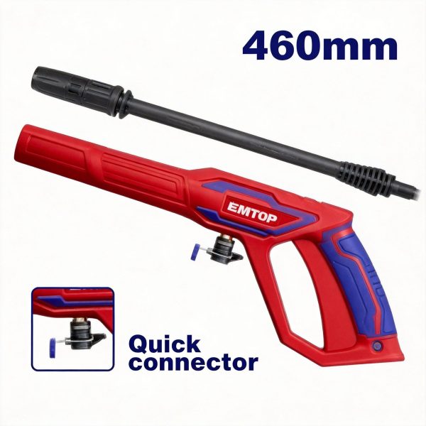 Pistola de pulverización tipo hidrolavadora con conector rápido 460 mm