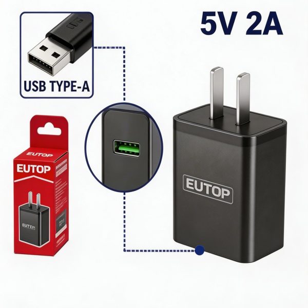 Cubo para cargador USB 5V 2A