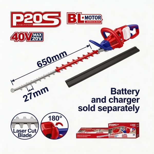 Cortasetos inalámbrico 650 mm