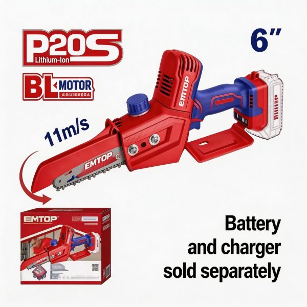 Mini motosierra inalámbrica 6"