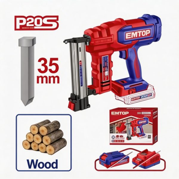 Clavadora inalámbrica para madera 35 mm