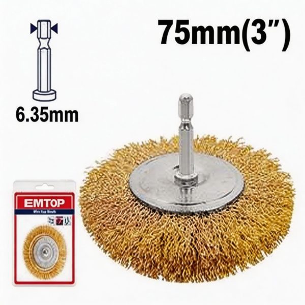 Rueda de alambre 75 mm