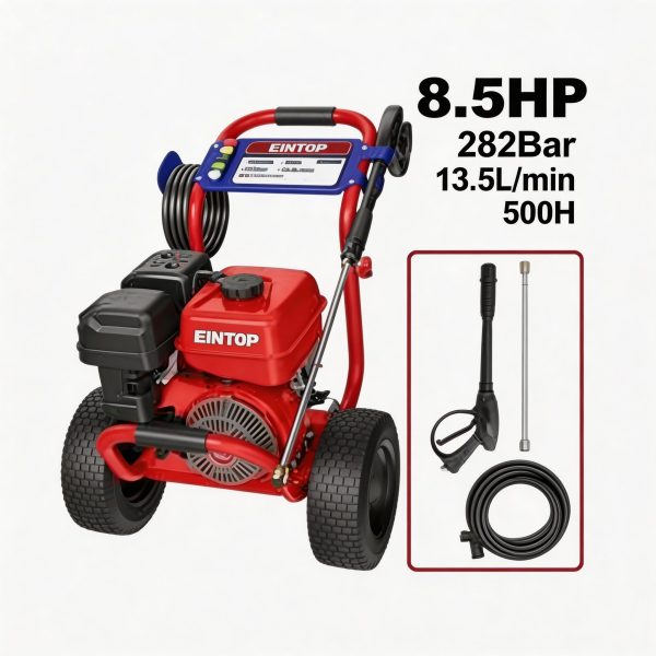 Hidrolavadora a gasolina EMTOP 8.5HP de uso comercial