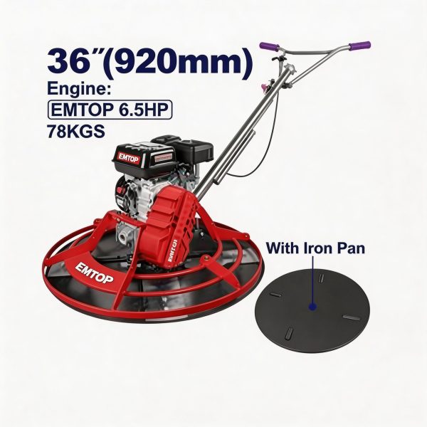 Helicóptero allanador a gasolina EMTOP de 36"