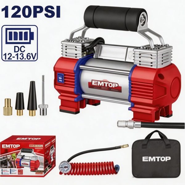 Compresor de aire portátil para carro 120 PSI