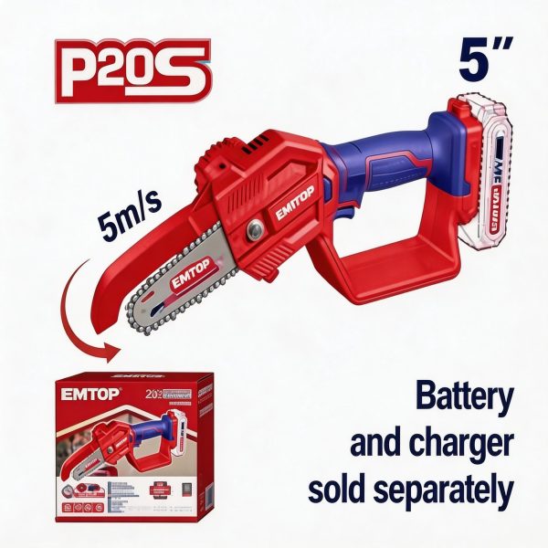 Mini sierra podadora inalámbrica 5"