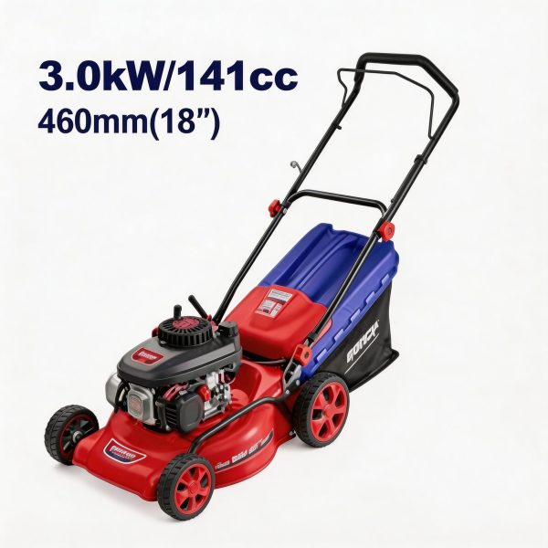 Cortadora de grama a gasolina EMTOP de 18"