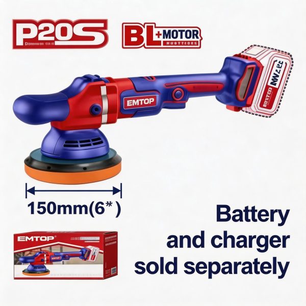 Pulidora inalámbrica 150 mm (6")