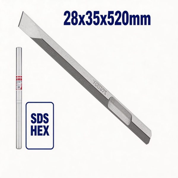 Cincel hexagonal SDS 28 x 35 x 520 mm