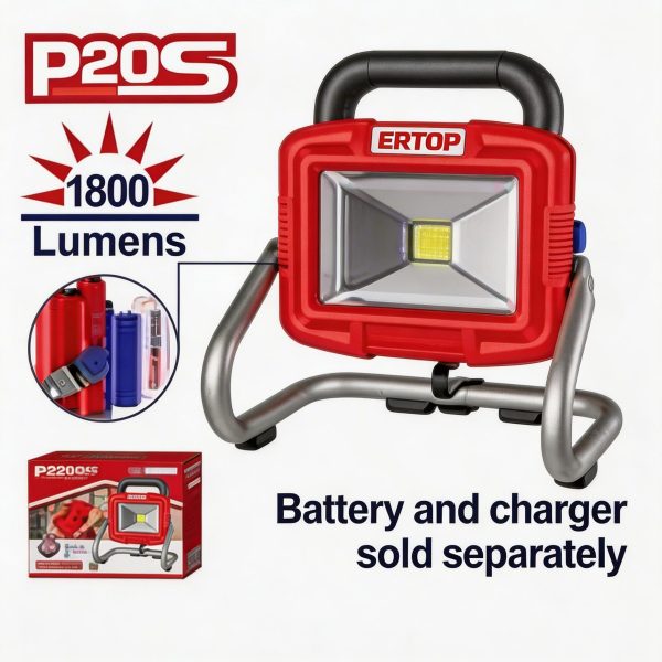 Lámpara portátil inalámbrica 1800 lúmenes