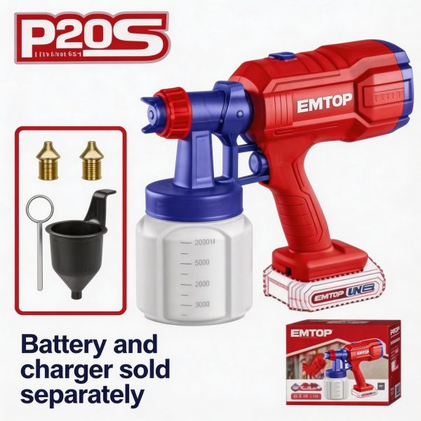 Pistola para pintar inalámbrica