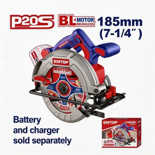 Sierra circular inalámbrica 185 mm (7-1/4")