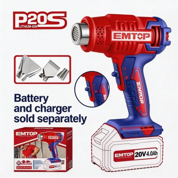 Pistola de calor inalámbrica