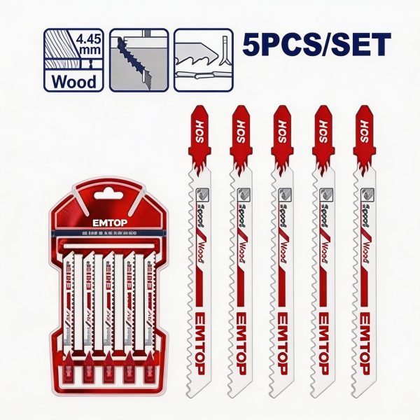 Hojas para sierra caladora para madera 5 piezas