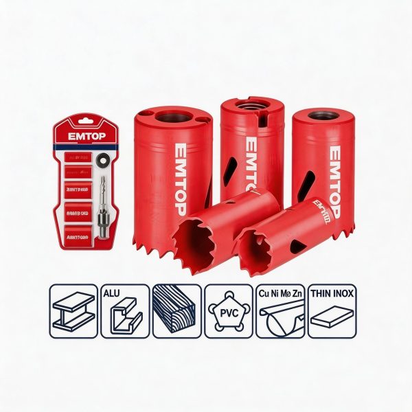 Juego de sierras copa bimetálicas