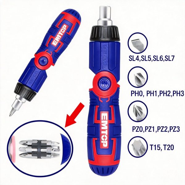 Juego de destornilladores de trinquete 15 en 1