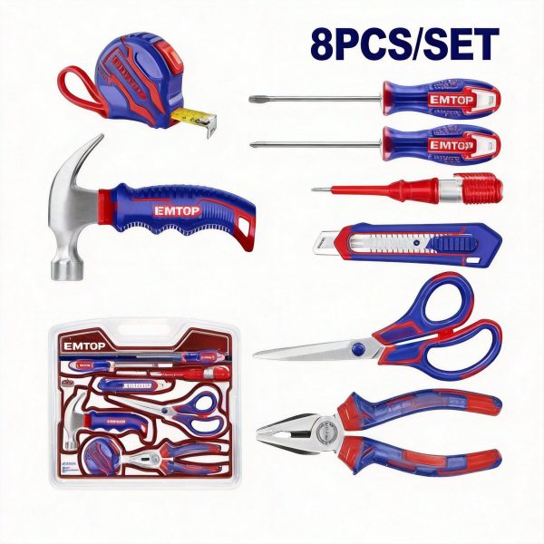 Juego de herramientas manuales 8 piezas