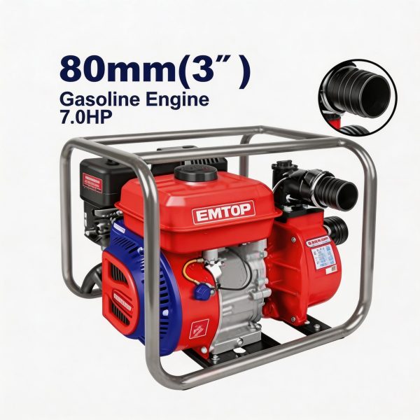 Bomba de agua a gasolina EMTOP de 3"