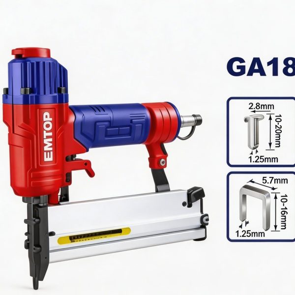 Clavadora neumática 2 en 1 para brad y grapa