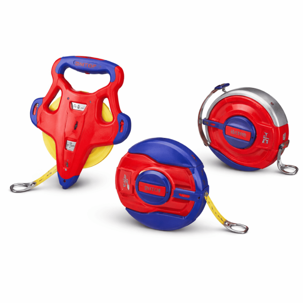 Cintas métricas de fibra de vidrio y acero