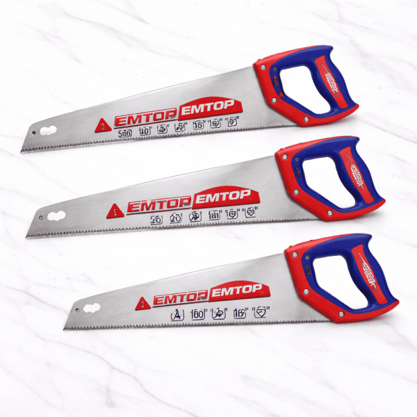 Sierras de mano EMTOP para madera (Serrucho)