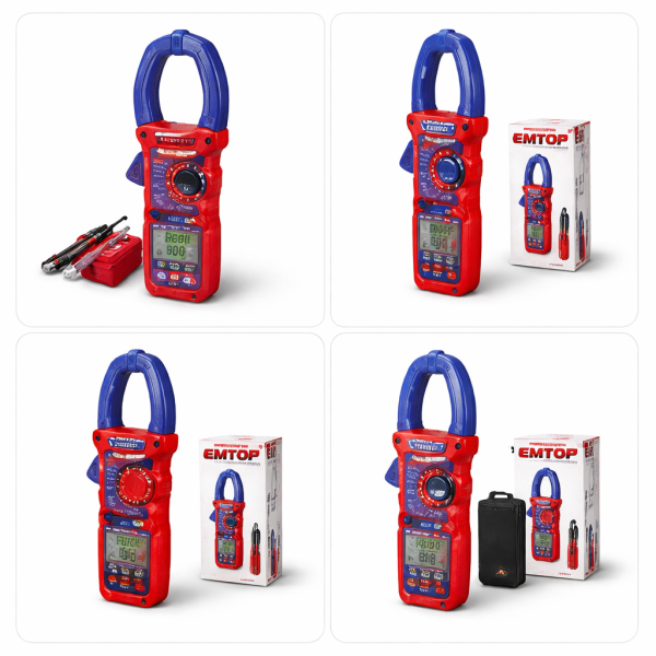 Pinzas amperimétricas digitales EMTOP