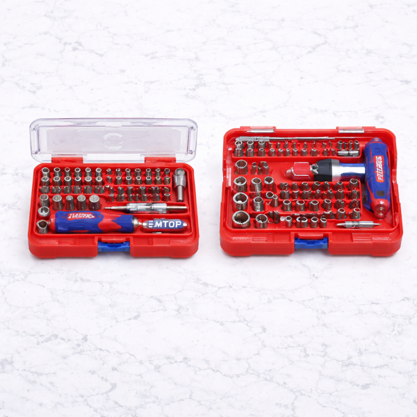 Juegos de puntas y llaves EMTOP para desarmador