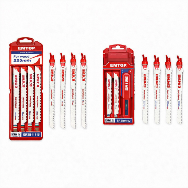 Hojas para sierra reciprocante EMTOP para madera