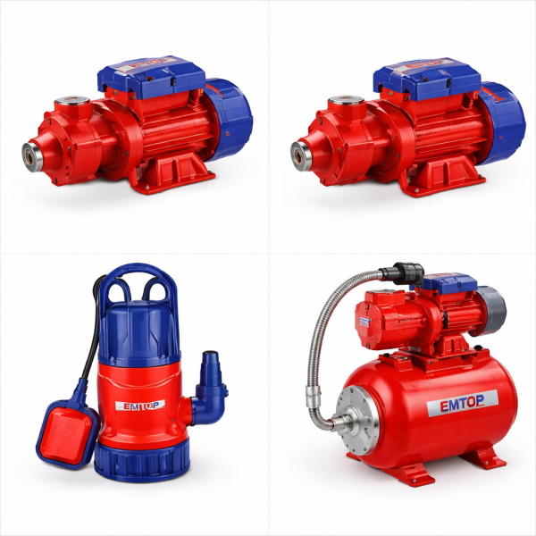 Bombas de agua EMTOP para uso doméstico y de trabajo general
