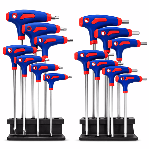 Juego de llaves 8 piezas Torx - Hexagonales