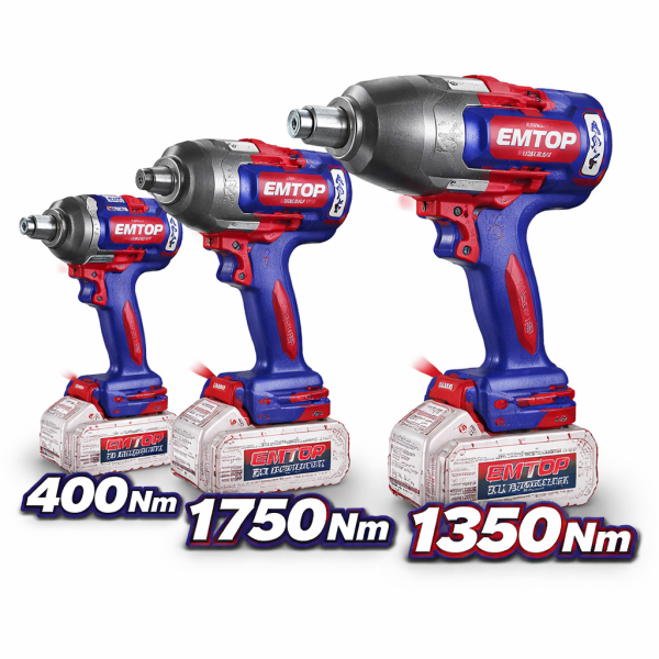 Pistola o Llave de impacto inalámbrica brushless