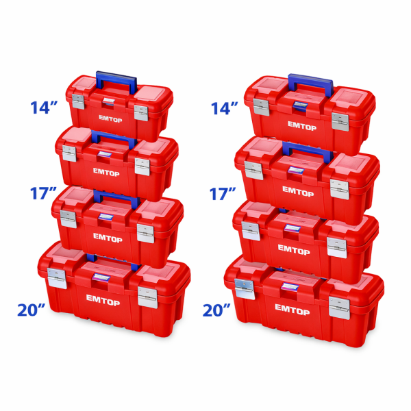 Juego de cajas plásticas para herramientas EMTOP 14" / 17" / 20"