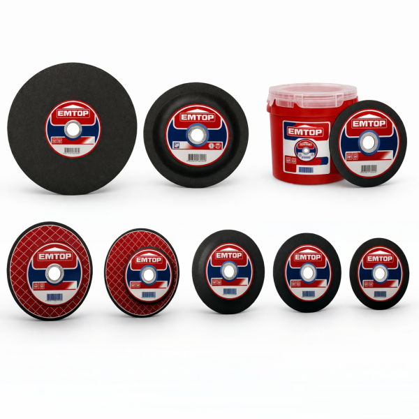 Discos abrasivos EMTOP para corte de metal