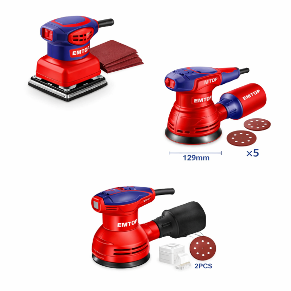 Lijadoras EMTOP para acabado y preparación de superficies
