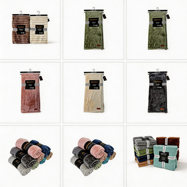 Mantas flannel suaves y cálidas para cama