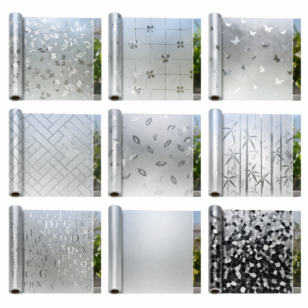 Vinilo PVC Adhesivo para Ventanas de Vidrio – Diseños Decorativos y Esmerilados