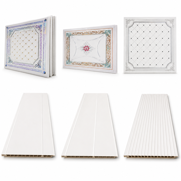 Cielo Falso de PVC para Techo – Paneles Decorativos 595x595 y 600x1200 mm