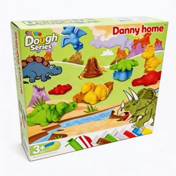 Set de plastilina Dinosaur World 22×6×22 cm
