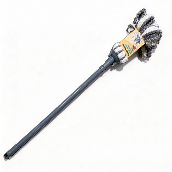 Mopa de microfibra ajustable 27 cm con mango extensible