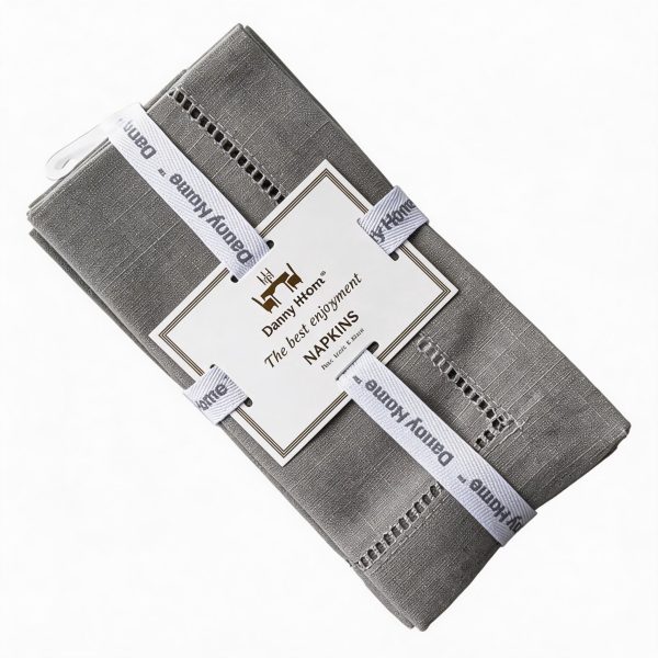 Servilleta de tela gris 45x45 cm