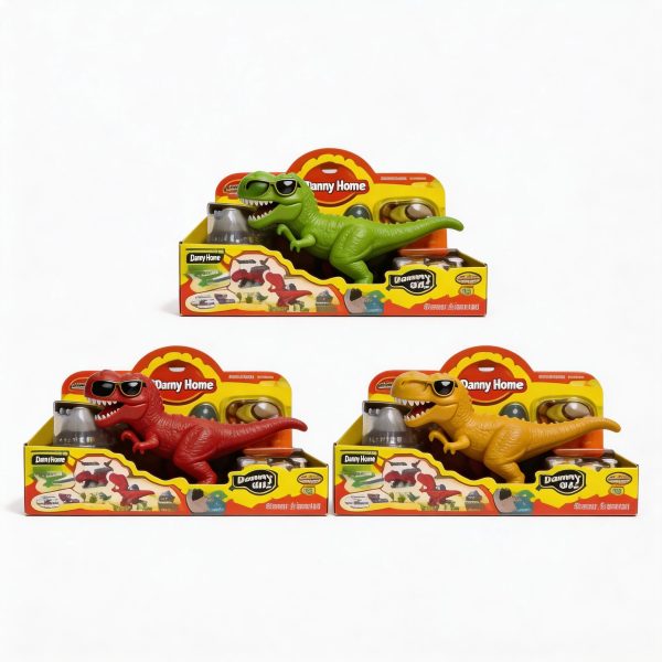 Dinosaurio con huevos