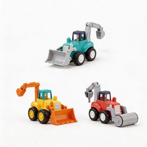 Set de maquinaria de construcción de juguete