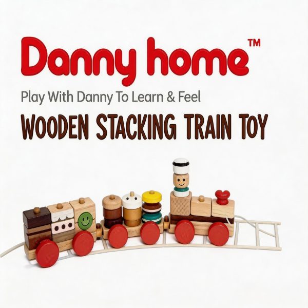 Tren apilable de madera