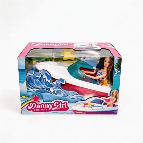 Muñeca 11.5 pulgadas con lancha